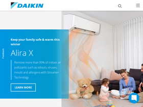 'daikin.com.au' screenshot