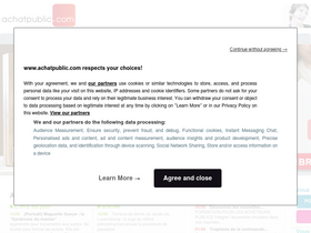 'achatpublic.com' screenshot