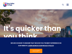 'bowvalleycollege.ca' screenshot