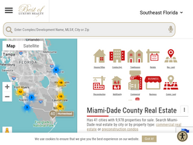 'bestofluxuryrealty.com' screenshot