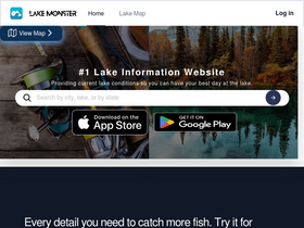 'lakemonster.com' screenshot