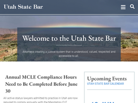 'utahbar.org' screenshot