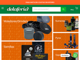 'delaferia.cl' screenshot