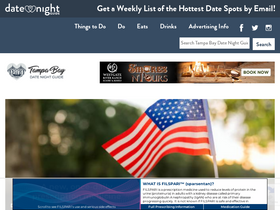 'tampabaydatenightguide.com' screenshot