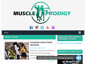 'muscleprodigy.com' screenshot