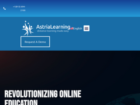 'astrialearning.com' screenshot