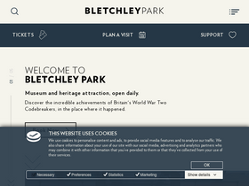 'bletchleypark.org.uk' screenshot