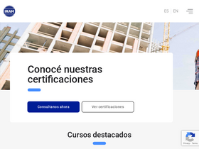 'iram.org.ar' screenshot