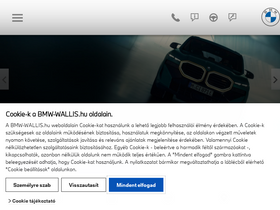'bmw-wallis.hu' screenshot
