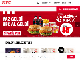 'kfcturkiye.com' screenshot