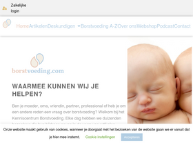 'borstvoeding.com' screenshot