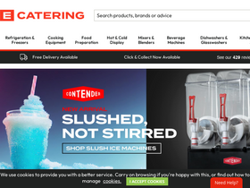 'ecatering.co.uk' screenshot