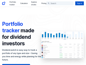 'dividend.watch' screenshot