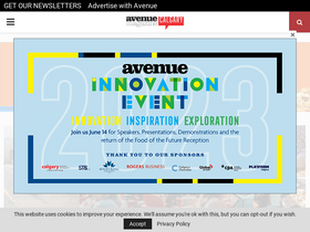 'avenuecalgary.com' screenshot