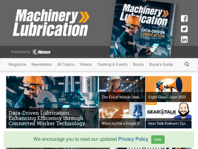 'machinerylubrication.com' screenshot