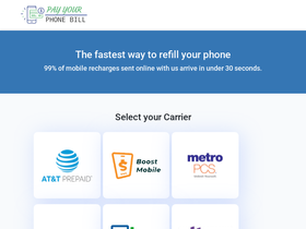 'payyourphonebill.com' screenshot