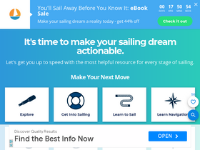 'improvesailing.com' screenshot