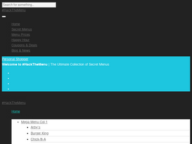 'hackthemenu.com' screenshot