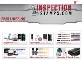 inspectionstamps.com homepage screenshot