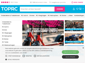 'toprc.nl' screenshot