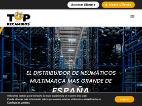 'toprecambios.com' screenshot