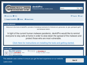 'devkitpro.org' screenshot