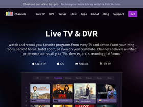 'getchannels.com' screenshot