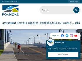 'roanokeva.gov' screenshot