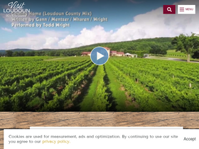 'visitloudoun.org' screenshot