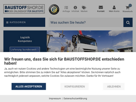 'baustoffshop.de' screenshot