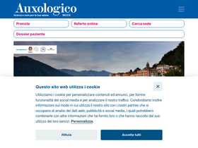 'auxologico.it' screenshot