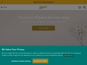 'robertsradio.com' screenshot