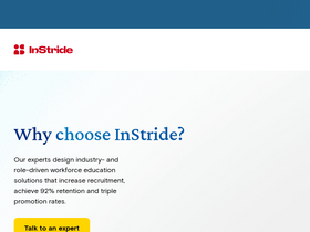 'instride.com' screenshot