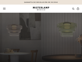 Misterlamp México website screenshot