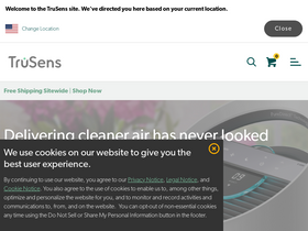 'trusens.com' screenshot