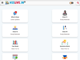 'hsslive.in' screenshot