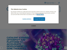 'catalent.com' screenshot