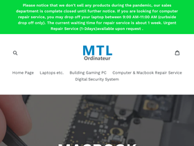 mtlpc.ca homepage screenshot