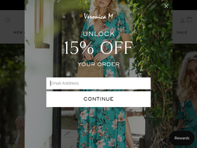 veronicam.shop homepage screenshot