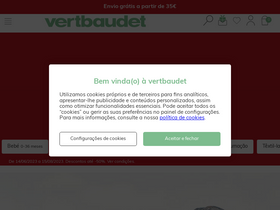 'vertbaudet.pt' screenshot
