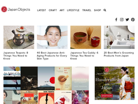 'japanobjects.com' screenshot