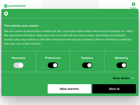 'greenwheels.nl' screenshot