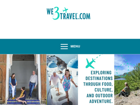 'we3travel.com' screenshot