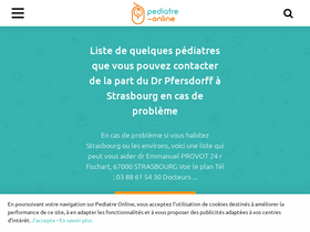 'pediatre-online.fr' screenshot