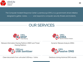 'circl.lu' screenshot