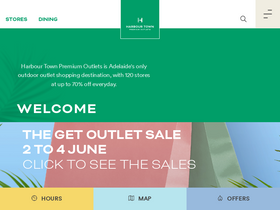 'harbourtownadelaide.com.au' screenshot