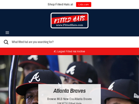 'fittedhats.com' screenshot