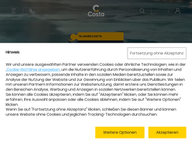 'costakreuzfahrten.de' screenshot