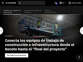 'autodesk.mx' screenshot