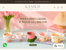 kaanch.co.in homepage screenshot